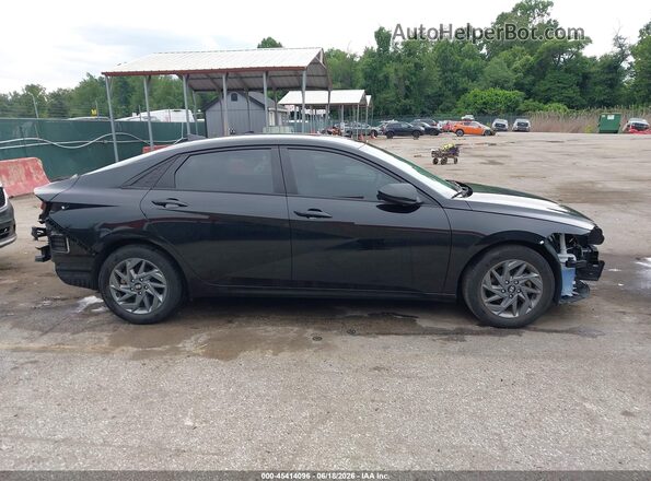 KMHLM4DG2RU755328 2024 HYUNDAI ELANTRA Black Widok wnętrza 360 stopni