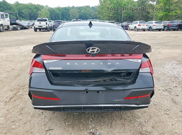 KMHLM4DG2SU040801 2025 HYUNDAI ELANTRA Black Вид ззаду