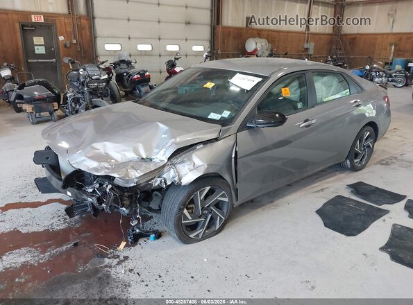 KMHLM4DG2SU883347 2025 HYUNDAI ELANTRA Gray Przód lewy