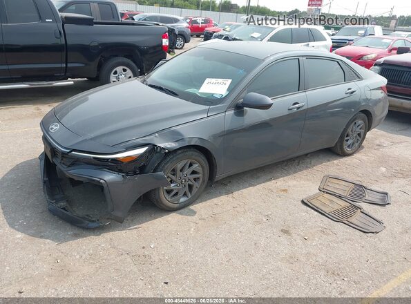 KMHLM4DG4RU705580 2024 HYUNDAI ELANTRA Gray Առջևի ձախ երեք քառորդ տեսարան
