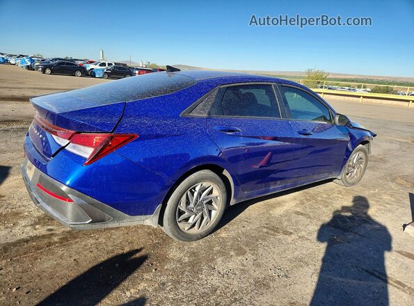 KMHLM4DG5RU709105 2024 HYUNDAI ELANTRA Blue Trasero derecho