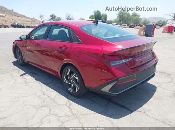 KMHLM4DG5SU034779 2025 HYUNDAI ELANTRA Red Rear left