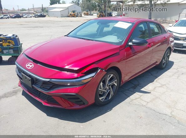 KMHLM4DG5SU034779 2025 HYUNDAI ELANTRA Red Front left