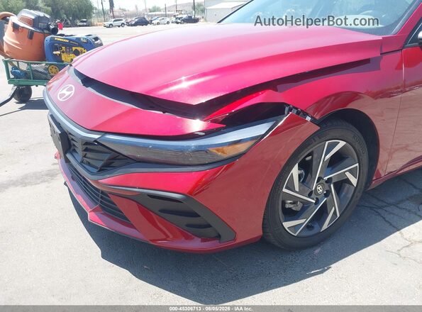 KMHLM4DG5SU034779 2025 HYUNDAI ELANTRA Red Front view