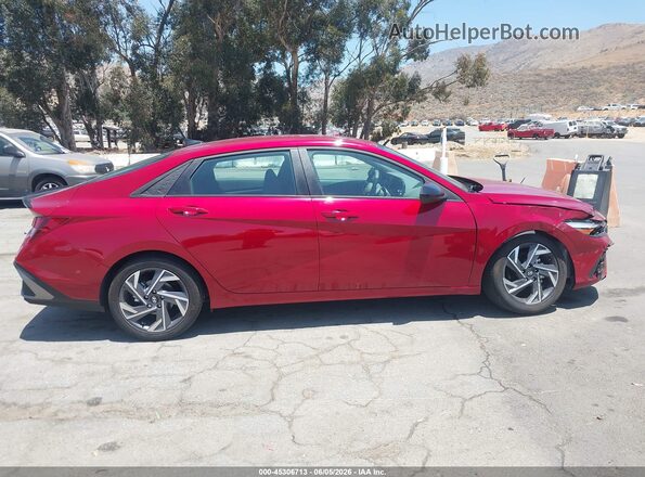 KMHLM4DG5SU034779 2025 HYUNDAI ELANTRA Red 360 interior view