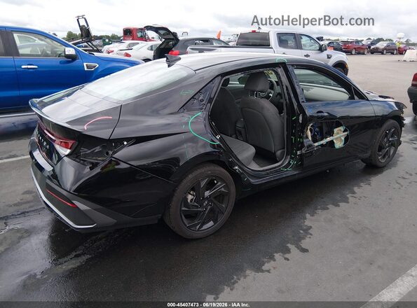 KMHLM4DG7TU114618 2026 HYUNDAI ELANTRA Black Rear right