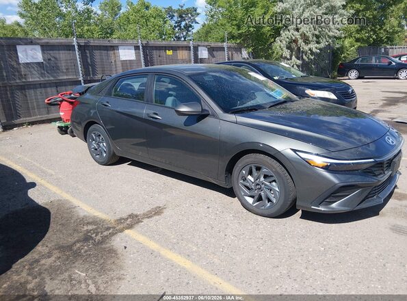 KMHLM4DG8RU845289 2024 HYUNDAI ELANTRA Серый Вид задней части салона