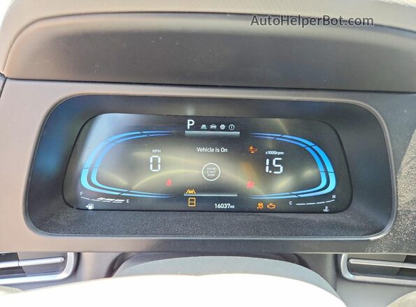 KMHLM4DG8SU024666 2025 HYUNDAI ELANTRA Blue Widok zestawu wskaźników