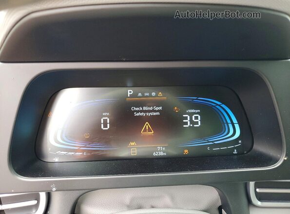 KMHLM4DG8TU104440 2026 HYUNDAI ELANTRA Black Widok zestawu wskaźników