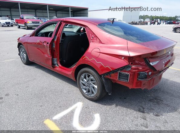 KMHLM4DG9RU763555 2024 HYUNDAI ELANTRA Red Հետևի ձախ
