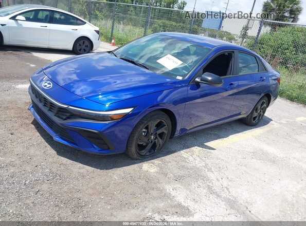 KMHLM4DG9TU155459 2026 HYUNDAI ELANTRA Blue Առջևի ձախ երեք քառորդ տեսարան