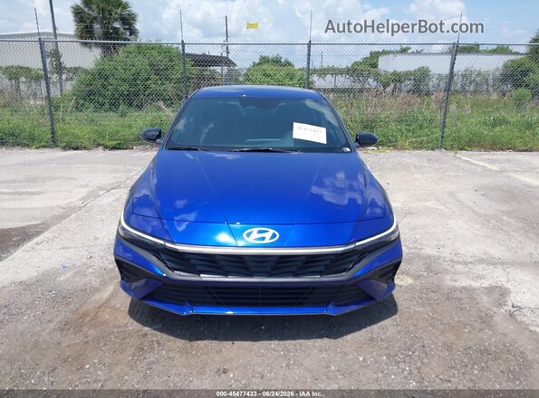 KMHLM4DG9TU155459 2026 HYUNDAI ELANTRA Blue Սարքավորումների վահանակի տեսք