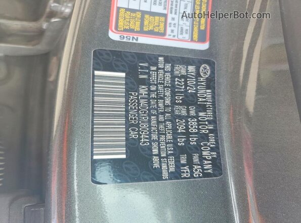 KMHLM4DGXRU809443 2024 HYUNDAI ELANTRA Gray 
