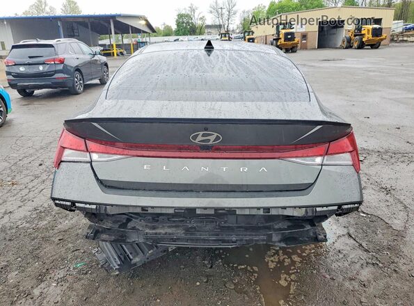KMHLM4DGXSU925652 2025 HYUNDAI ELANTRA Gray Widok z tyłu