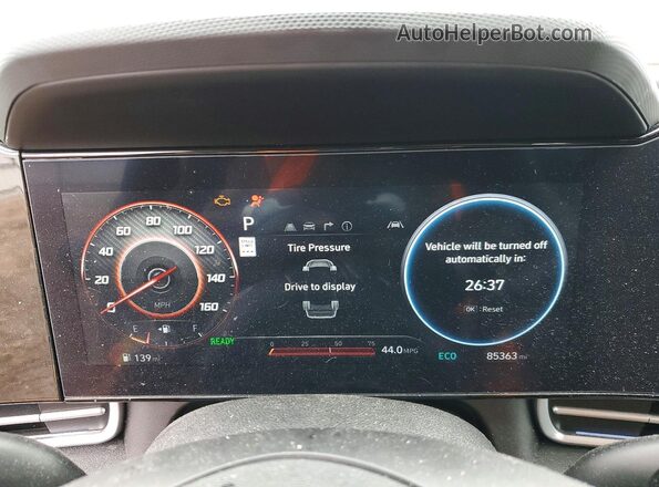 KMHLM4DJ7RU114039 2024 HYUNDAI ELANTRA Black Widok zestawu wskaźników