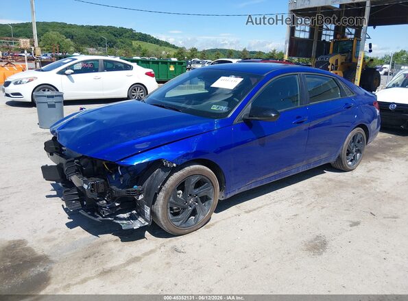 KMHLM4DJXTU184268 2026 HYUNDAI ELANTRA HYBRID Blue Przód lewy