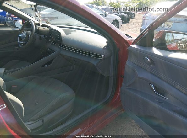 KMHLN4AG0MU168250 2021 HYUNDAI ELANTRA Red Front interior view
