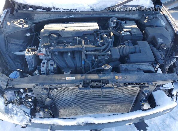 KMHLN4AG2MU100581 2021 HYUNDAI ELANTRA Black Սալոնի հետևի տեսք