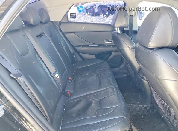 KMHLN4AG2MU100581 2021 HYUNDAI ELANTRA Black Հետևի նստատեղերի տեսք