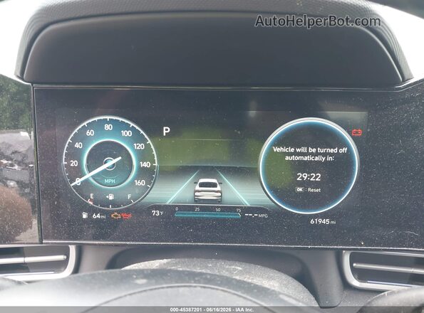 KMHLN4AJ0MU003715 2021 HYUNDAI ELANTRA HYBRID Silver უკანა სავარძლების ხედი