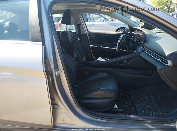 KMHLN4AJ3NU014886 2022 HYUNDAI ELANTRA HYBRID Silver წინა სალონის ხედი