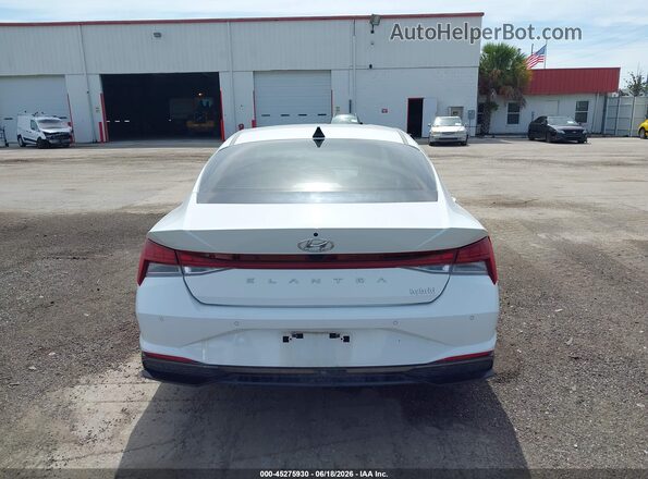 KMHLN4AJ7PU040765 2023 HYUNDAI ELANTRA HYBRID White 