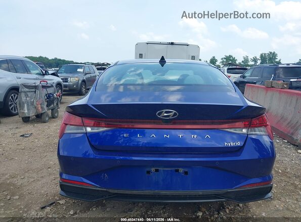 KMHLN4AJ8PU045862 2023 HYUNDAI ELANTRA HYBRID Синий 