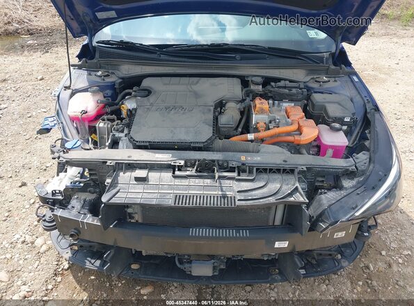 KMHLN4AJ8PU045862 2023 HYUNDAI ELANTRA HYBRID Синий Вид сзади