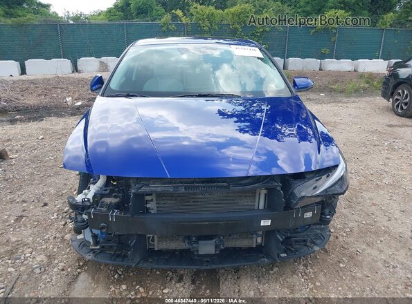 KMHLN4AJ8PU045862 2023 HYUNDAI ELANTRA HYBRID Синий Вид щитка приборов