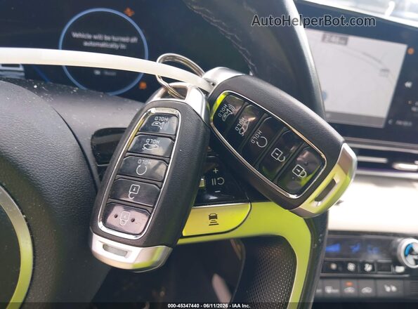KMHLN4AJ8PU045862 2023 HYUNDAI ELANTRA HYBRID Синий Вид панели приборов