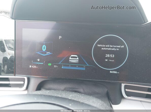 KMHLN4AJ9PU045255 2023 HYUNDAI ELANTRA HYBRID Gray Widok tylnych siedzeń