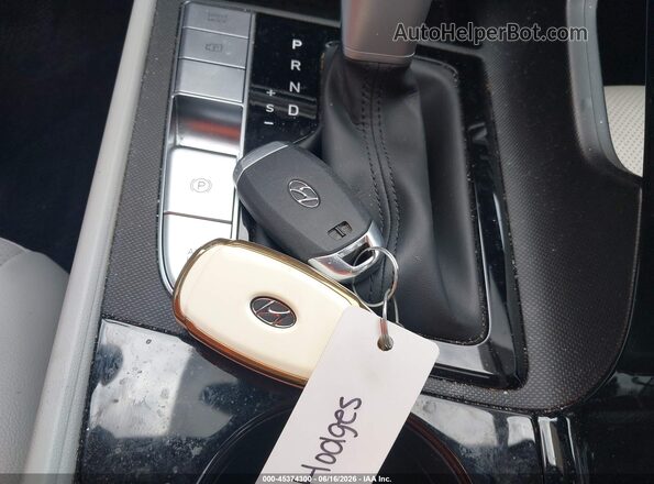 KMHLN4AJ9PU045255 2023 HYUNDAI ELANTRA HYBRID Gray Widok deski rozdzielczej