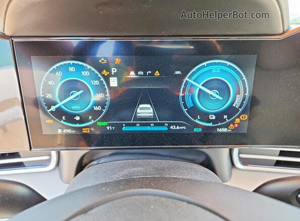 KMHLN4DJXTU193372 2026 HYUNDAI ELANTRA Silver Widok zestawu wskaźników
