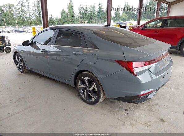 KMHLP4AG0MU152124 2021 HYUNDAI ELANTRA Blue Tył lewy
