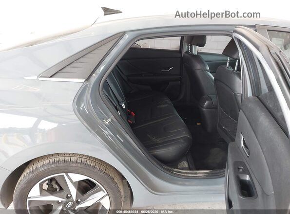 KMHLP4AG0MU152124 2021 HYUNDAI ELANTRA Blue Widok naklejki z numerem VIN