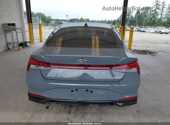 KMHLP4AG0MU152124 2021 HYUNDAI ELANTRA Blue 