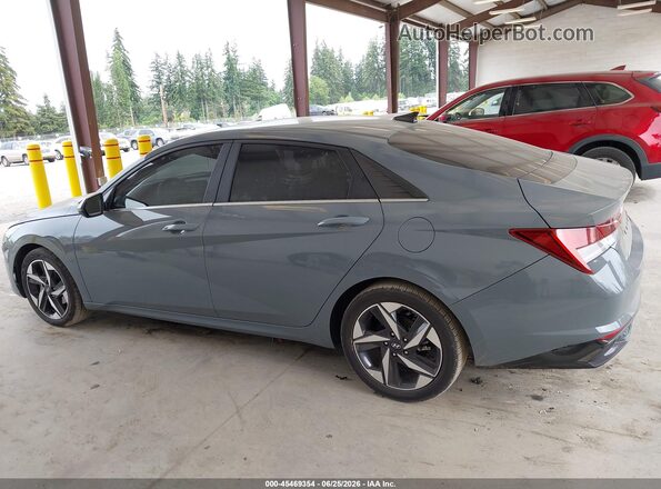 KMHLP4AG0MU152124 2021 HYUNDAI ELANTRA Blue 