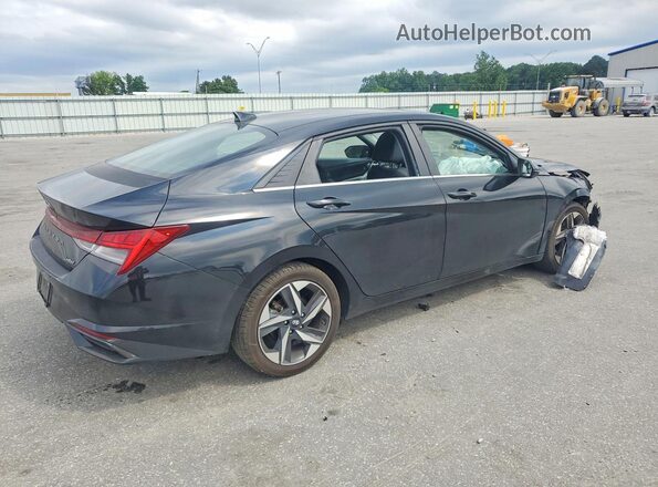 KMHLP4AG0NU365477 2022 HYUNDAI ELANTRA Black Задня права чверть