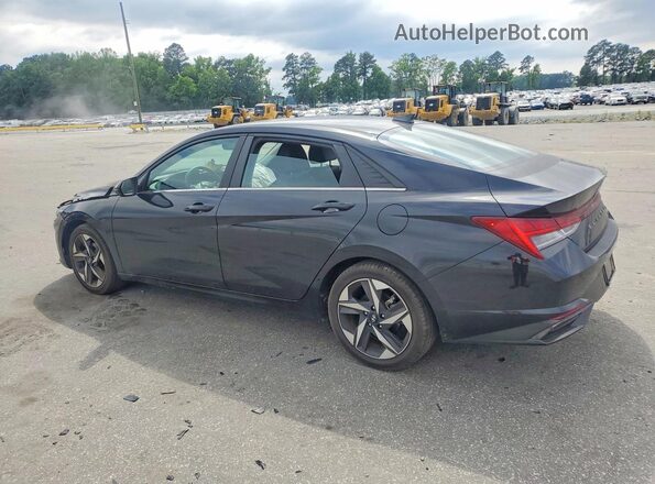 KMHLP4AG0NU365477 2022 HYUNDAI ELANTRA Black Задня ліва чверть