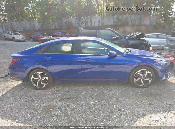 KMHLP4AG2NU229061 2022 HYUNDAI ELANTRA Blue Vista interior de 360 grados