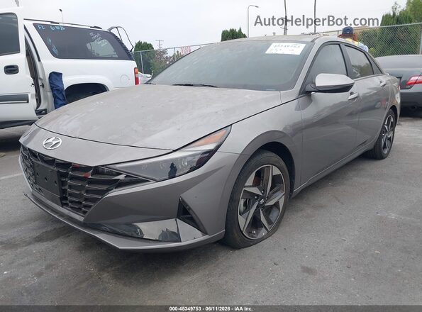 KMHLP4AG3PU403299 2023 HYUNDAI ELANTRA Gray წინა ხედი