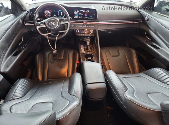KMHLP4AG3PU501801 2023 HYUNDAI ELANTRA Black Vista del salpicadero