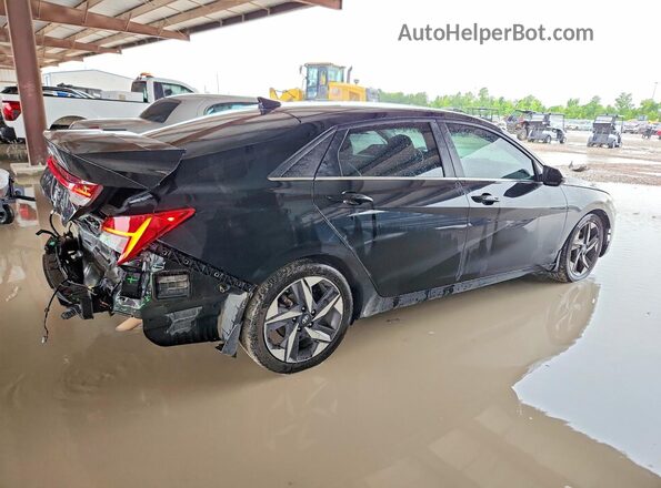 KMHLP4AG3PU501801 2023 HYUNDAI ELANTRA Black Trasero derecho