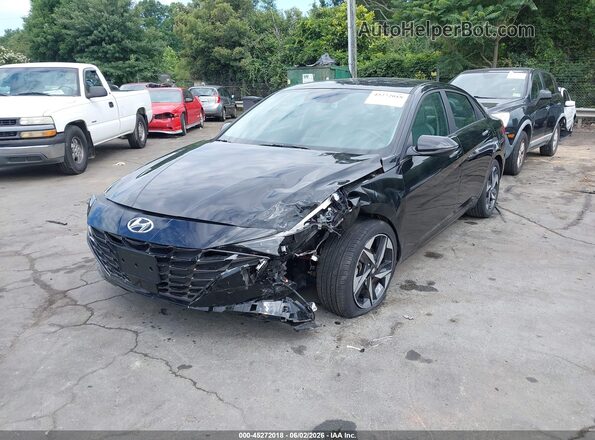 KMHLP4AG5PU462936 2023 HYUNDAI ELANTRA Black Front left