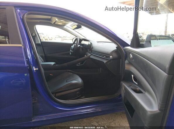 KMHLP4AG5PU499064 2023 HYUNDAI ELANTRA Blue Սալոնի դիմացի տեսք