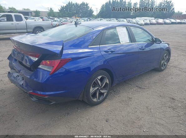 KMHLP4AG8PU378352 2023 HYUNDAI ELANTRA Blue Հետևի աջ