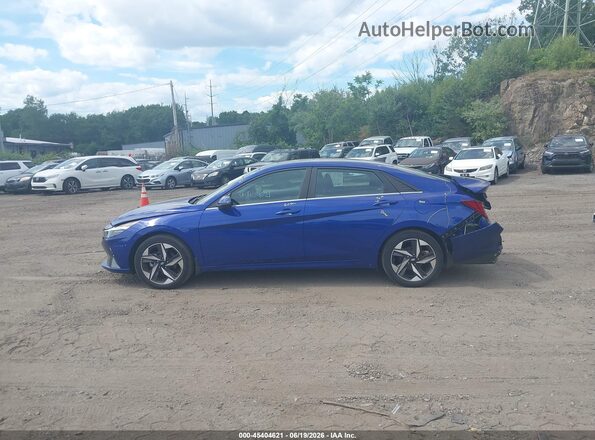 KMHLP4AG8PU378352 2023 HYUNDAI ELANTRA Blue Սալոնի 360 աստիճան տեսք