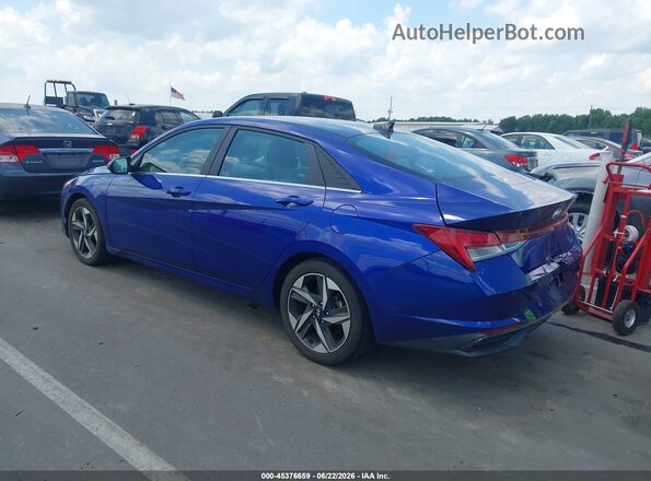 KMHLP4AG8PU478970 2023 HYUNDAI ELANTRA Blue Հետևի ձախ