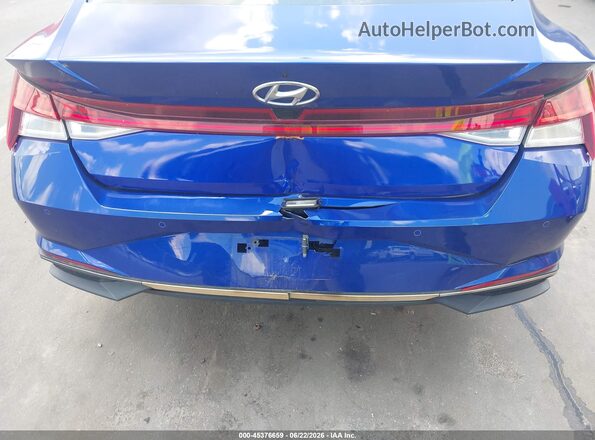 KMHLP4AG8PU478970 2023 HYUNDAI ELANTRA Blue Դիմացի տեսք