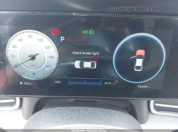 KMHLP4AG8PU478970 2023 HYUNDAI ELANTRA Blue Հետևի նստատեղերի տեսք